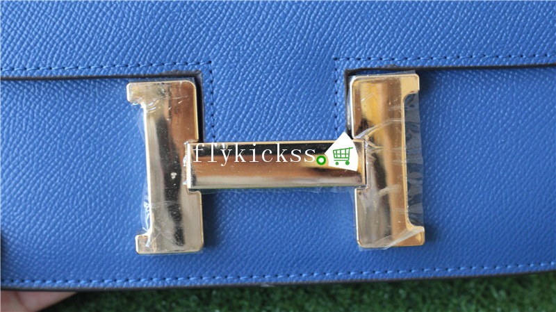 Hermes Blue Shoulder Bag 24inches